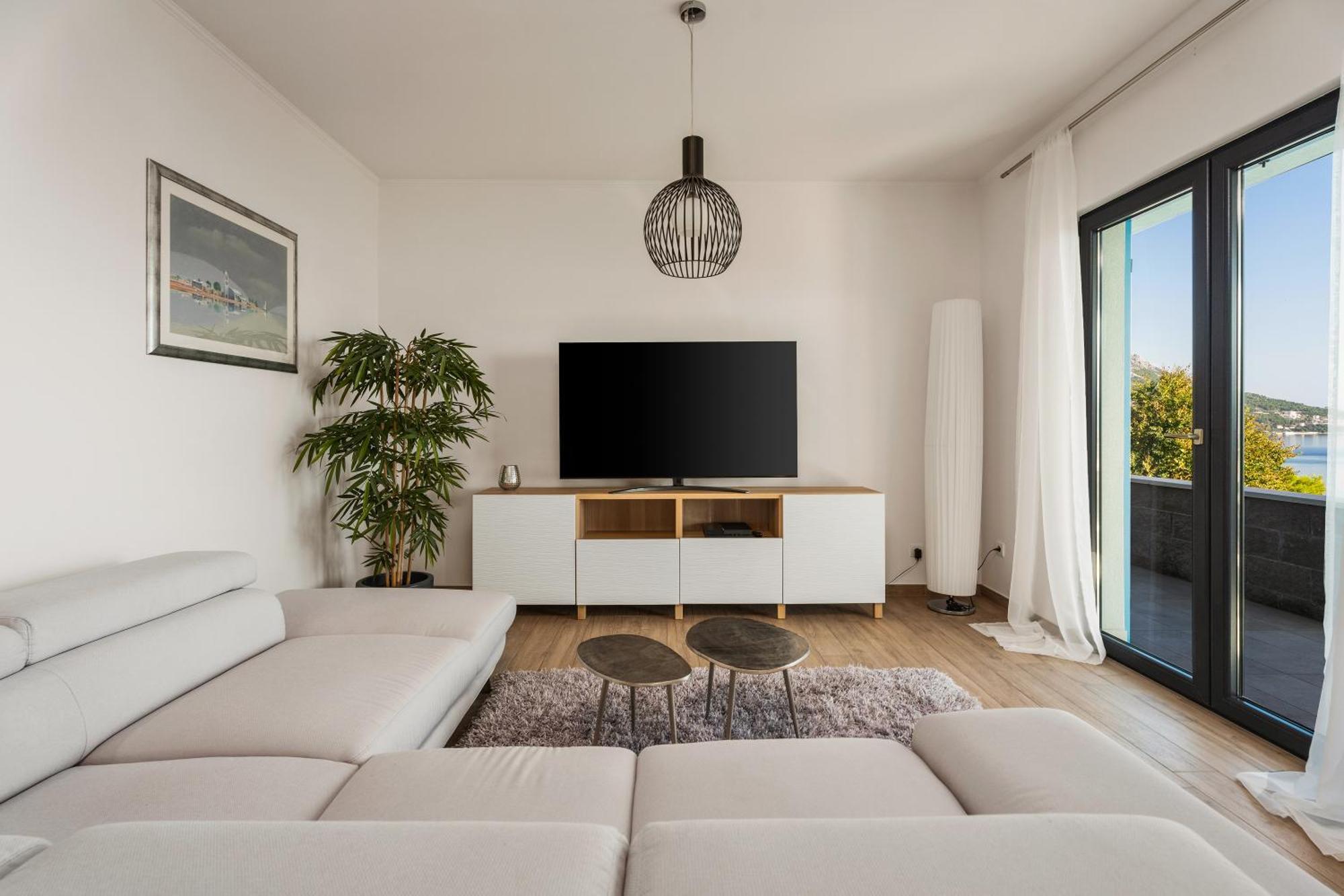 Villa Allegra With 32Msq Heated Pool, 300M Far From Sandy Beaches, Open Sea View Omis Luaran gambar