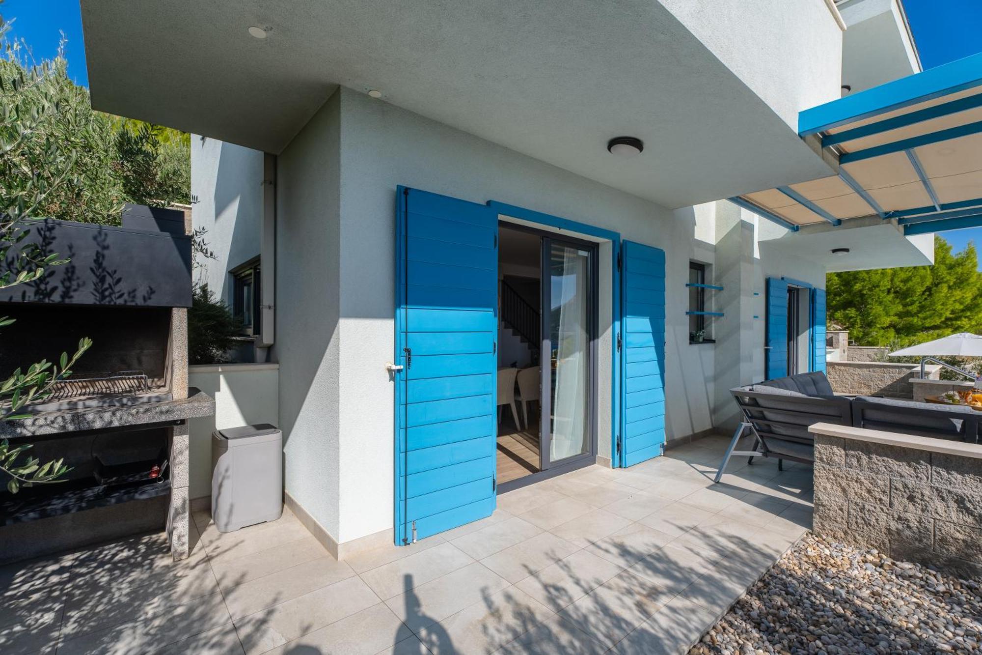 Villa Allegra With 32Msq Heated Pool, 300M Far From Sandy Beaches, Open Sea View Omis Luaran gambar